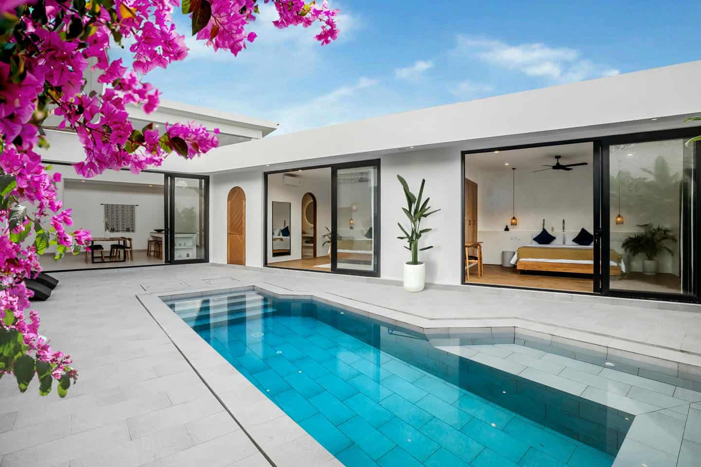 MODERN TROPICAL DESIGN 3 BEDROOM VILLA FOR SALE LEASEHOLD IN BINGIN BE-1908 